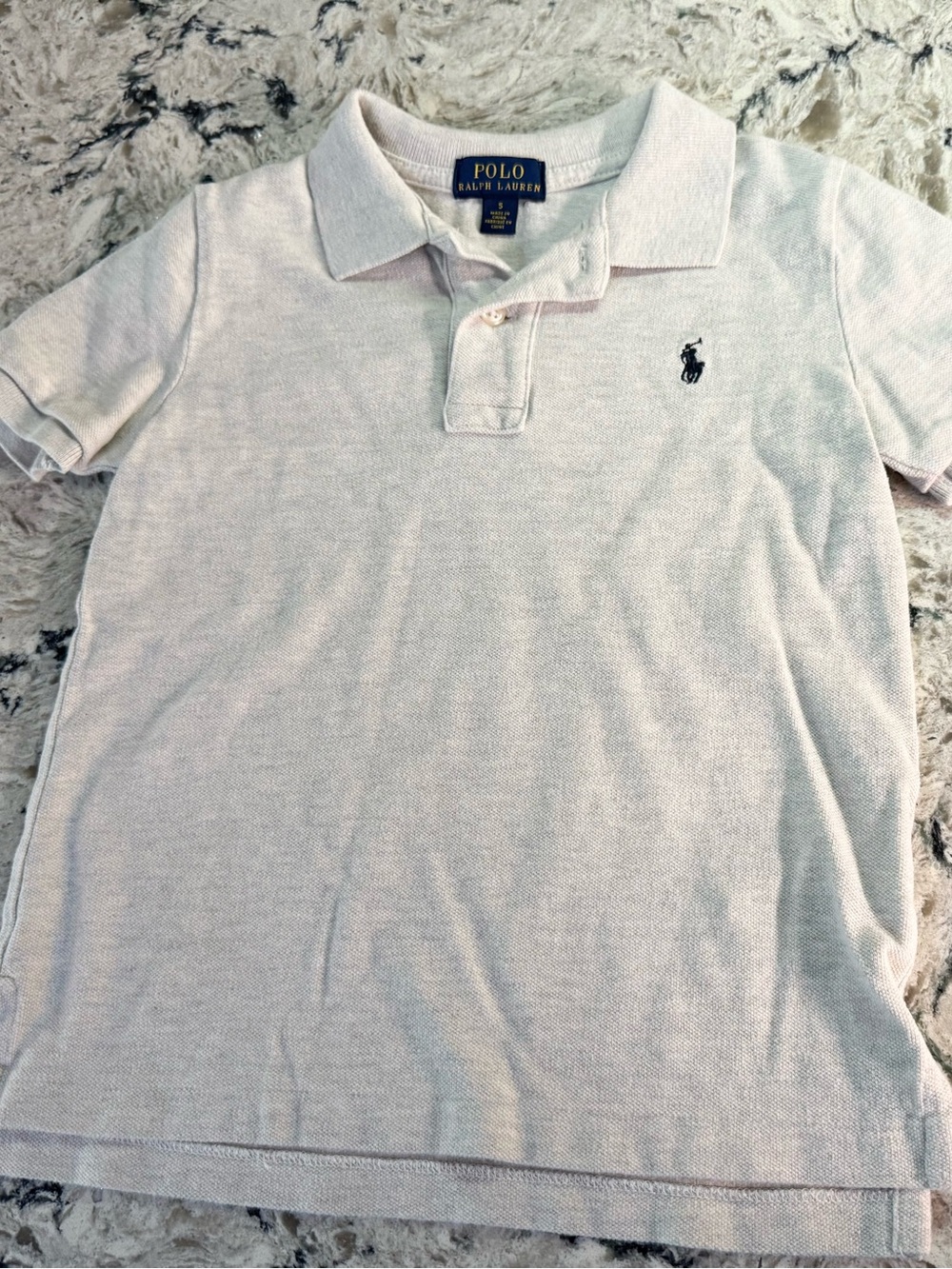 Polo by Ralph Lauren Cream Kids Polo